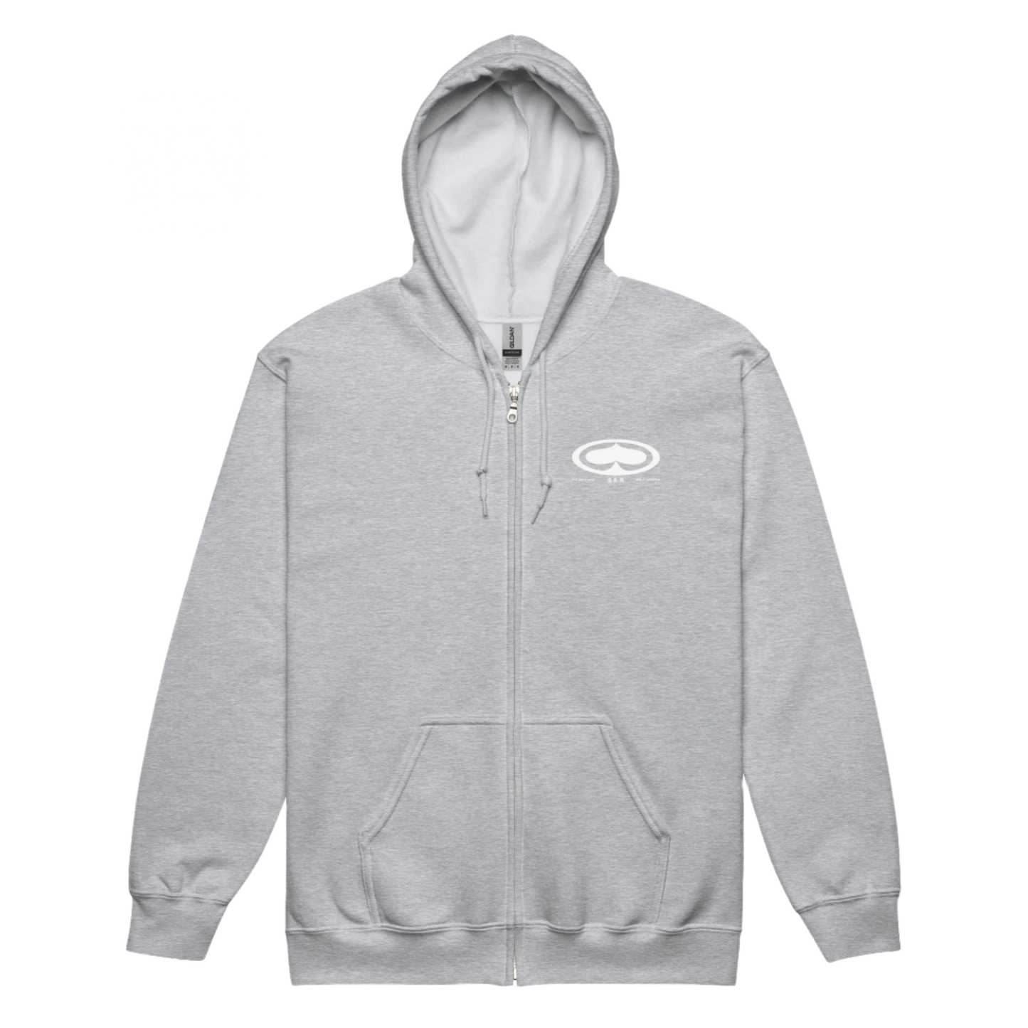 Chomsky Zip Hoodie (Grey)
