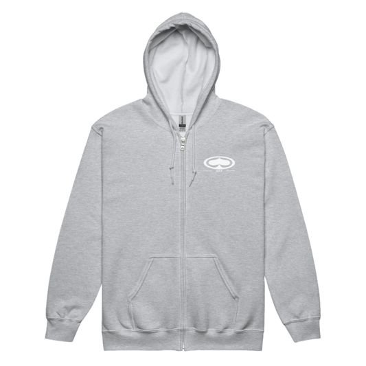 Chomsky Zip Hoodie (Grey)