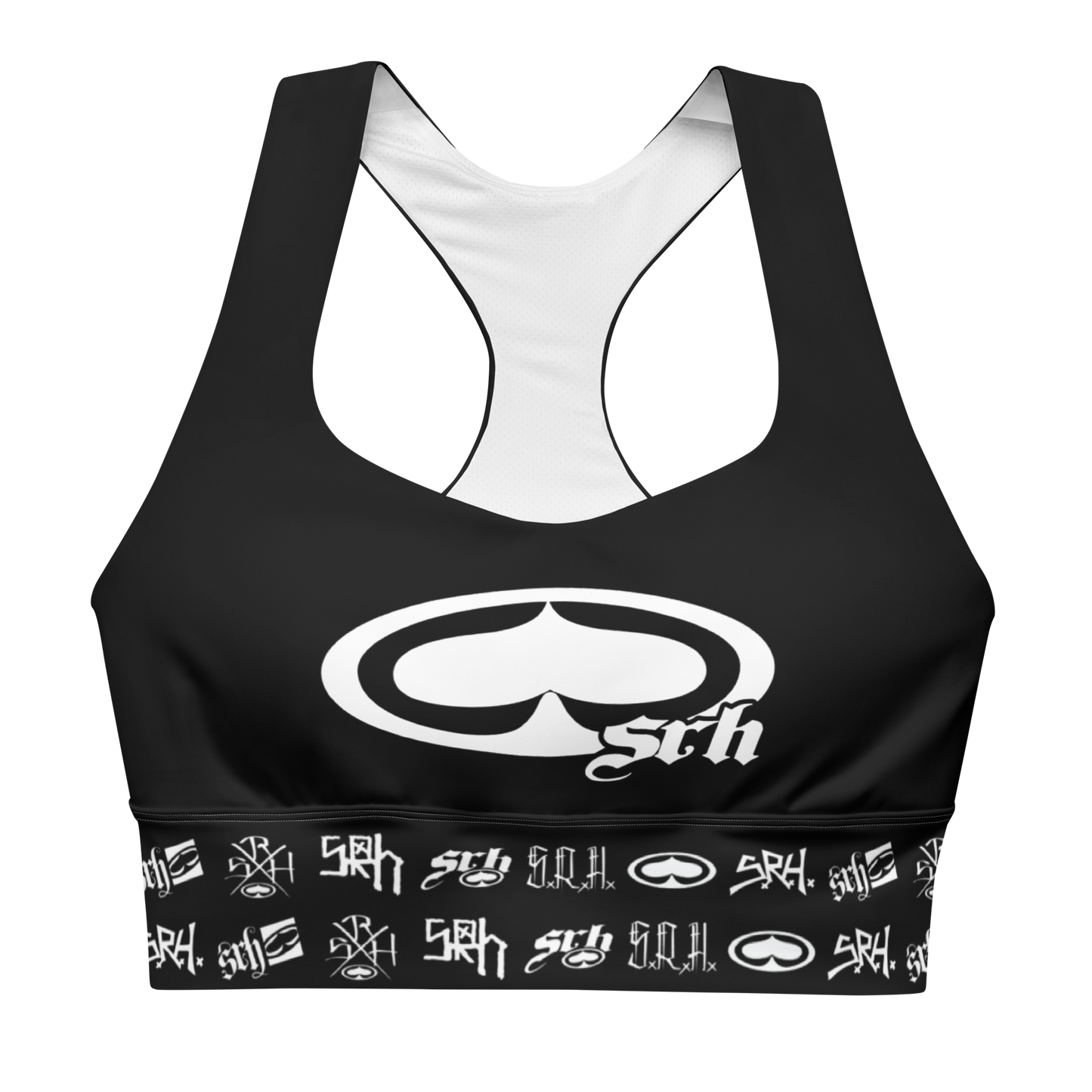 Women's Sun and Shred Sports Bra (Black)