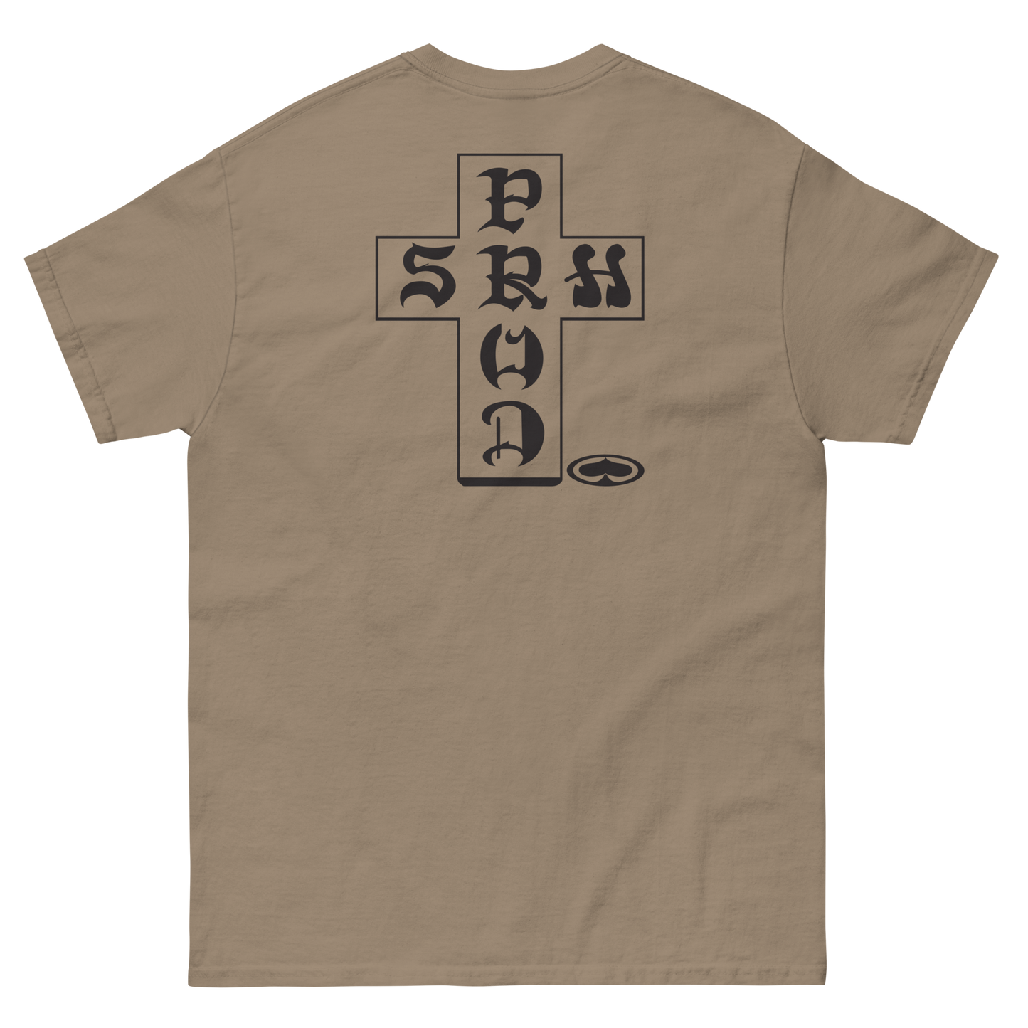 Cross Tee (Beige)