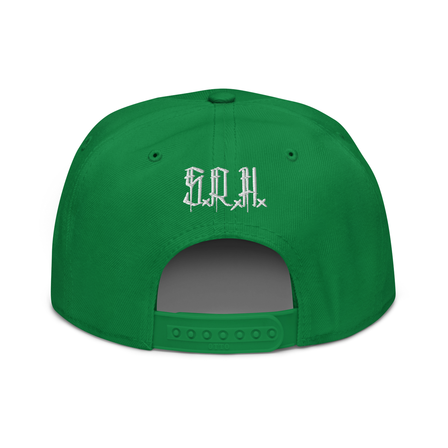 Brush Stamp Snapback (Green)