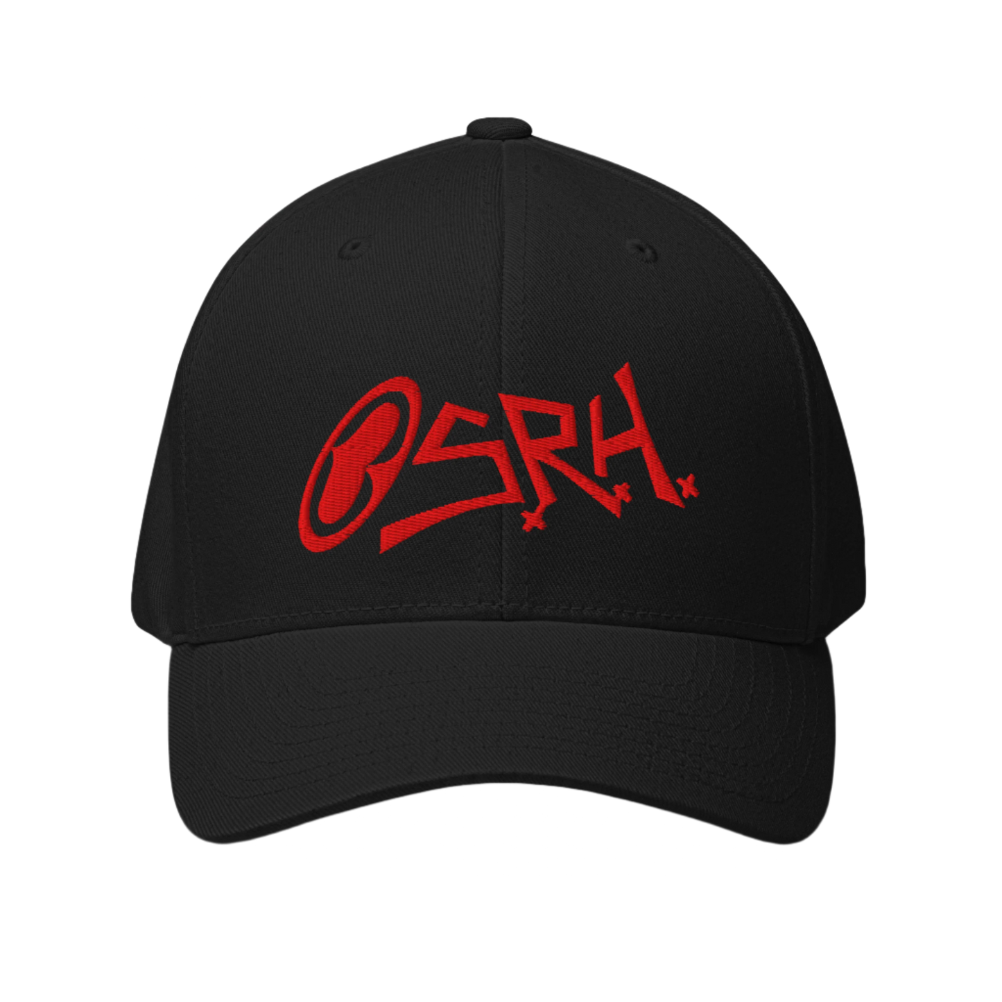 Suicidal Spade Flexfit (Black/Red)