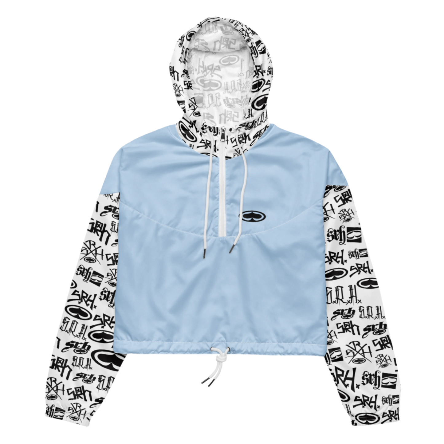 Women’s Up North Cropped Windbreaker (Baby Blue)