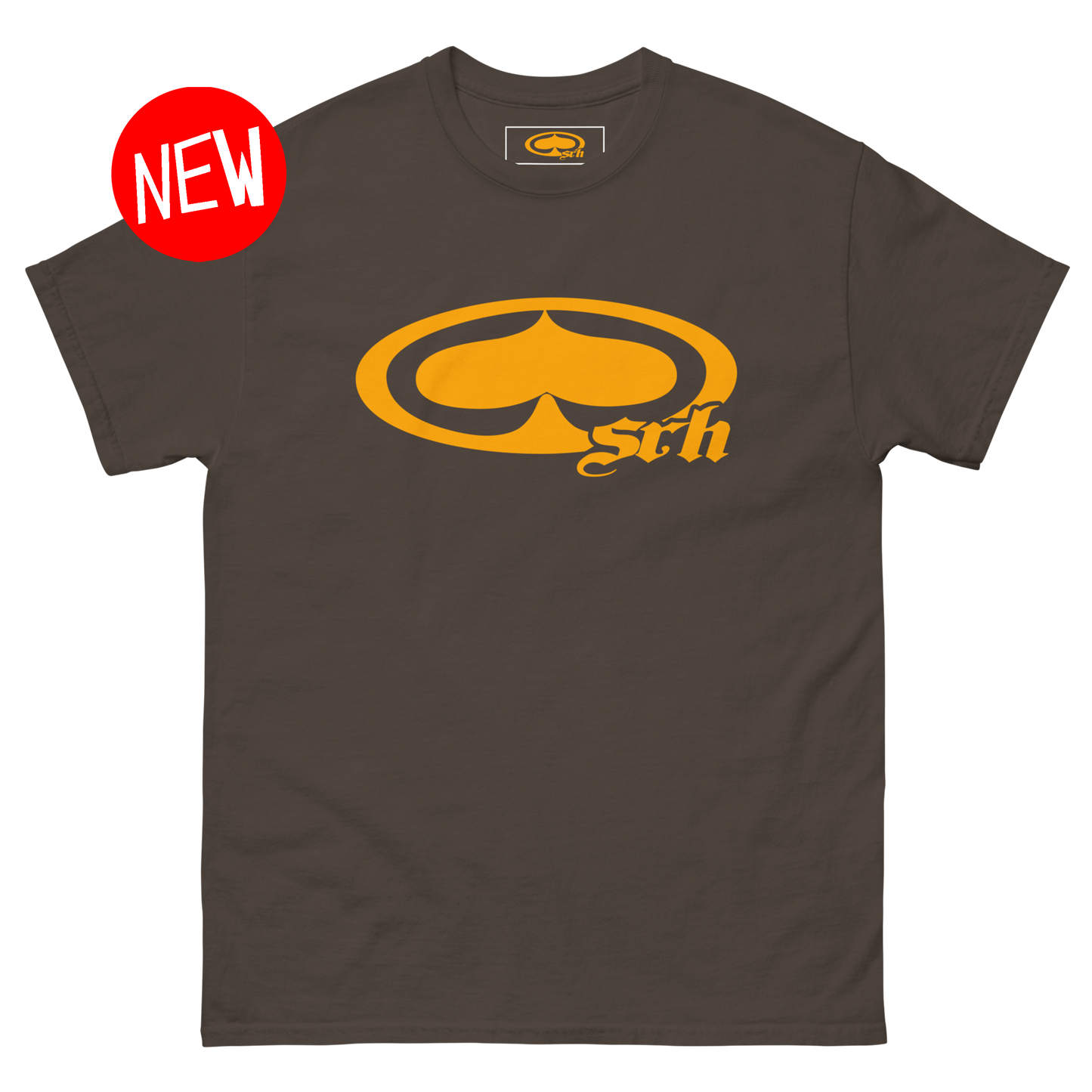 New Spade Tee (Yellow/Brown)