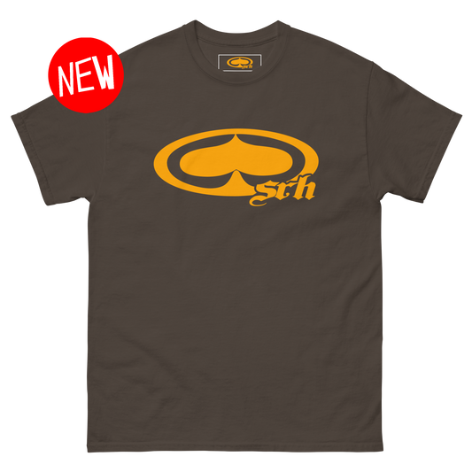 New Spade Tee (Yellow/Brown)