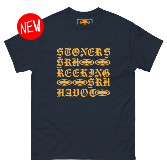 R Habits Tee (Yellow/Navy)