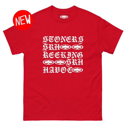 R Habits Tee (White/Red)