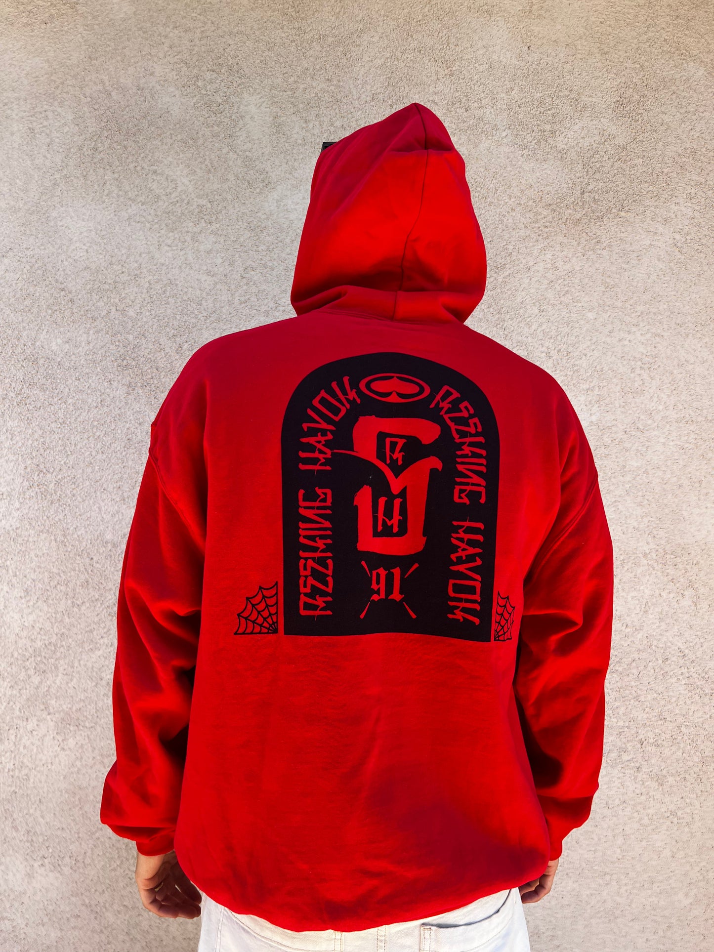 Clique Hoodie (Red)