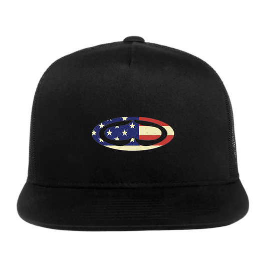 Black cap with American flag SRH logo