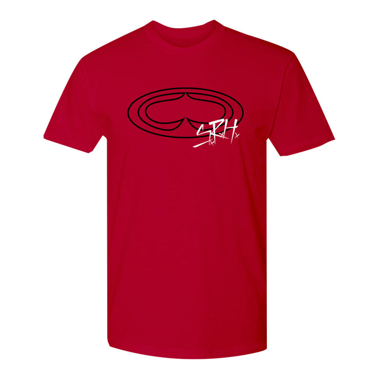 Spade Script Tee (Red)