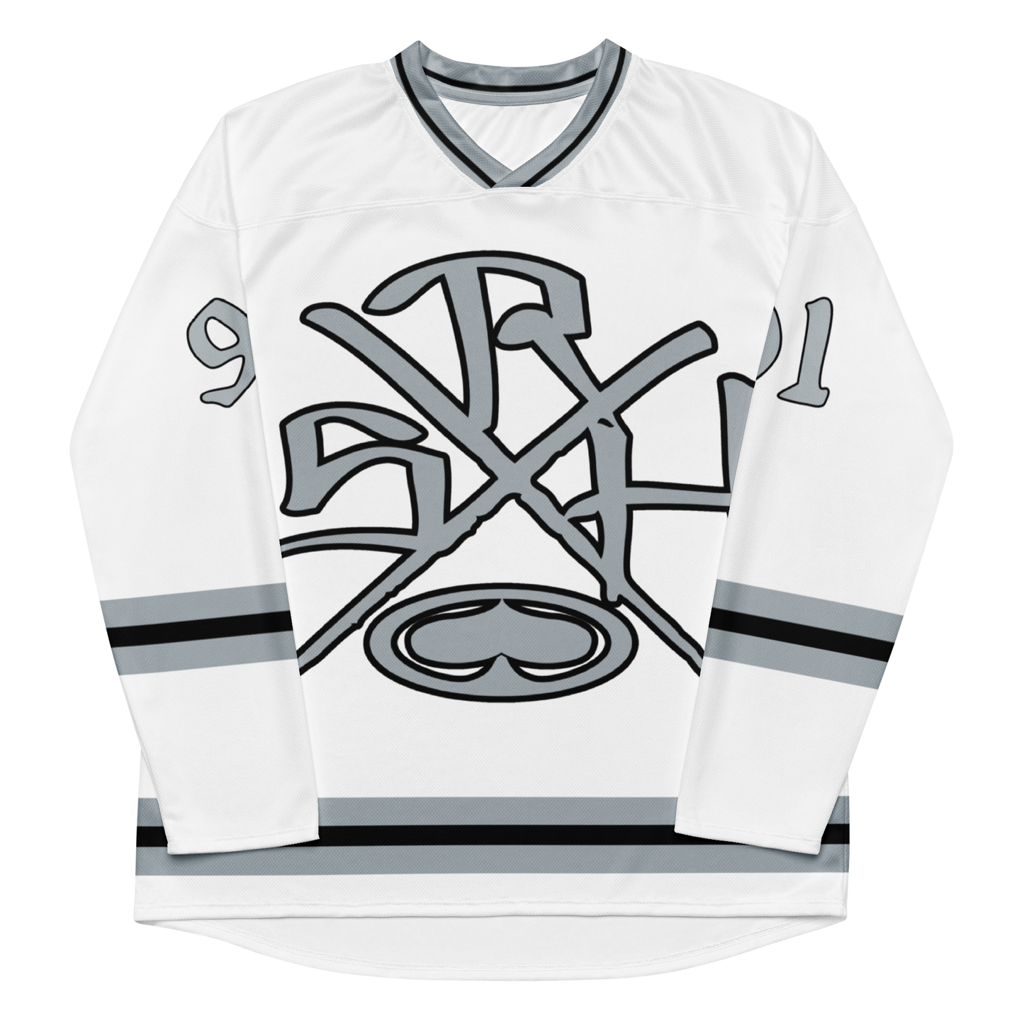 Spaded Hockey Jersey (White)