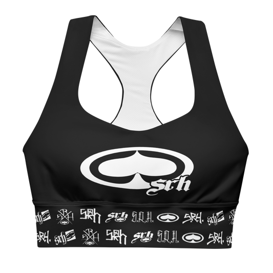 Women's Sun and Shred Sports Bra (Black)