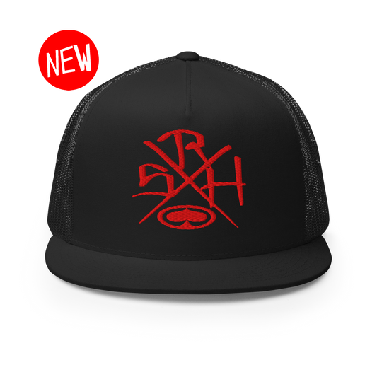 Placas Trucker Hat (Red/Black)