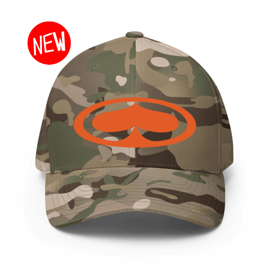 Spaded Flexfit (Camo/Orange)