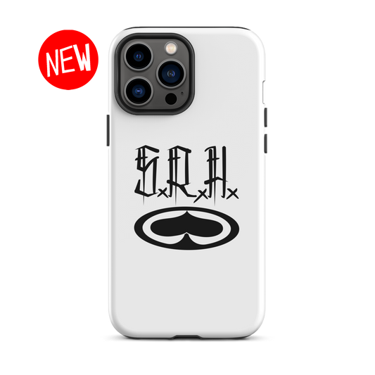 Brush Stamp Phone Case (White)