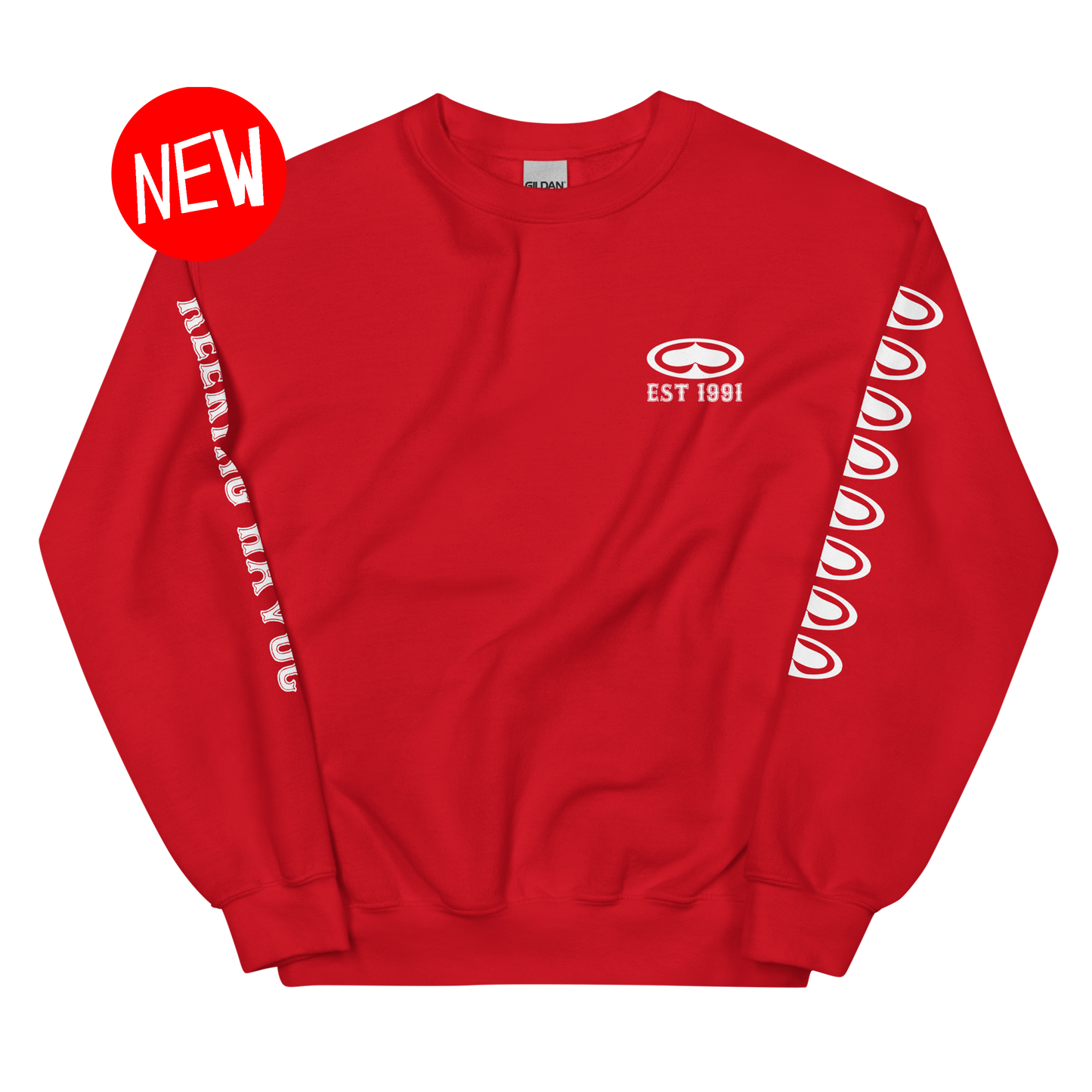 Est 91 Crewneck (Red)