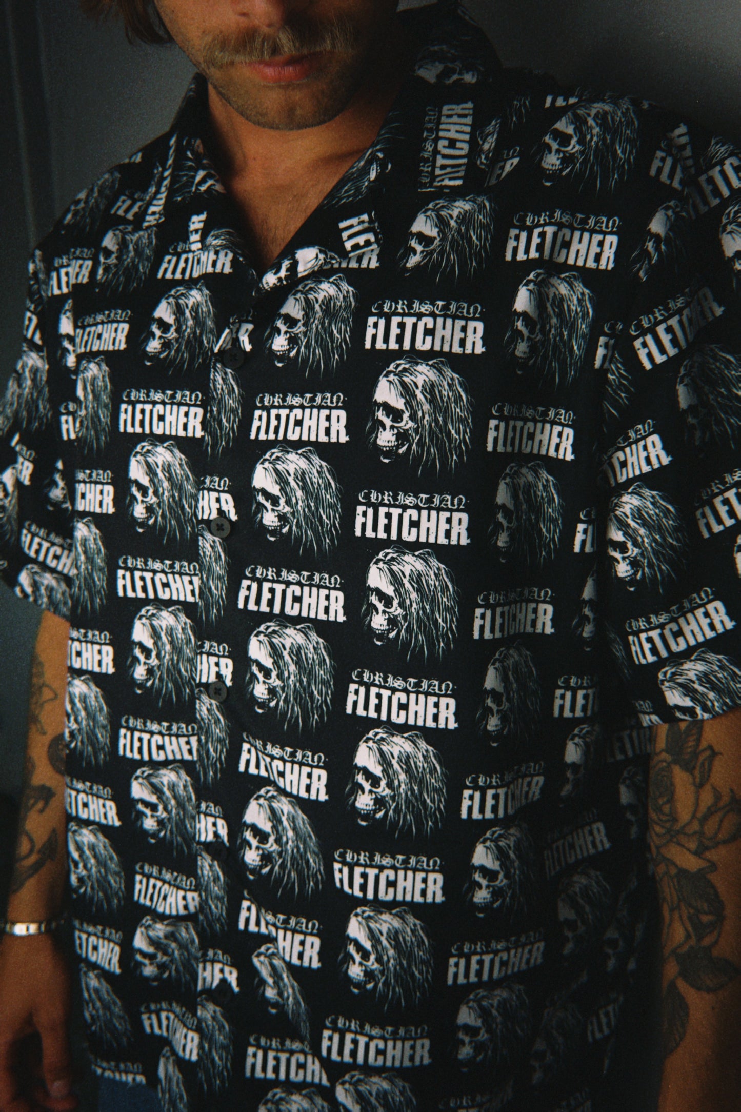 SRH x Christian Fletcher Button Up (Black) [LIMITED EDITION]