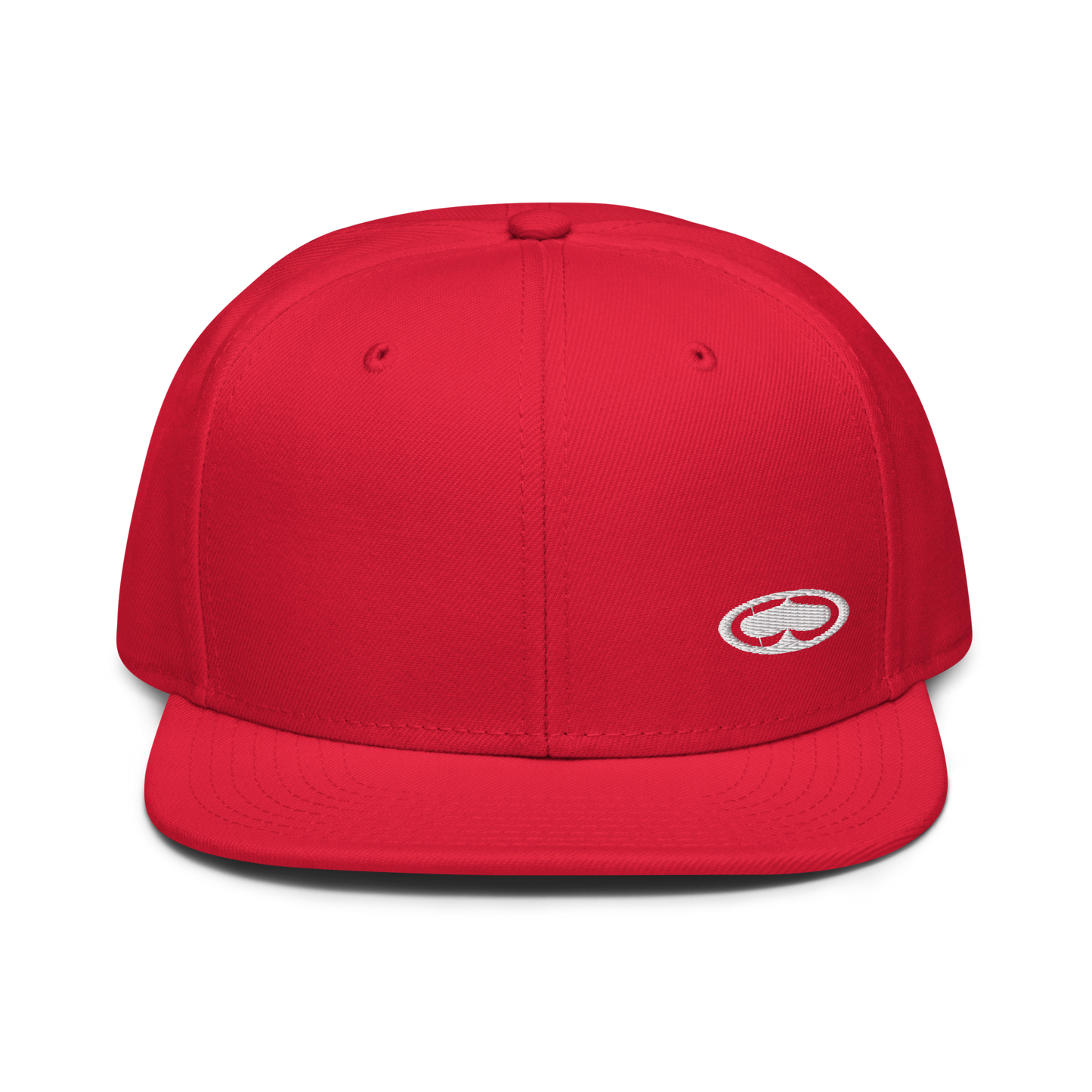 Brush Stamp Snapback (Red)