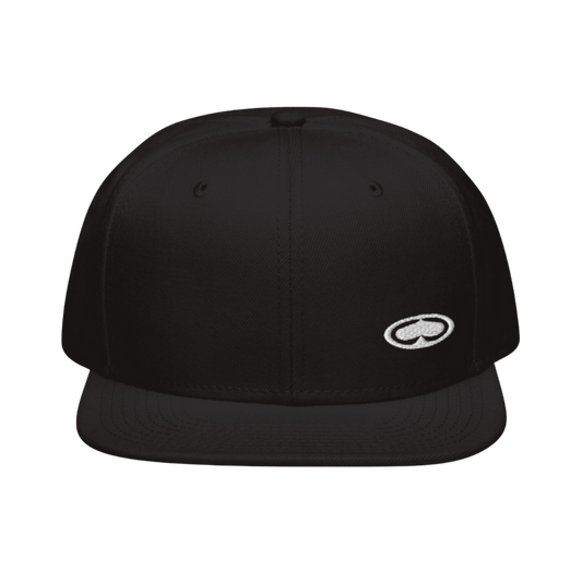 Brush Stamp Snapback (Black)