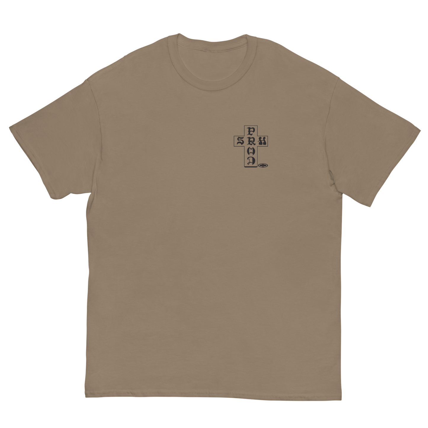 Cross Tee (Beige)