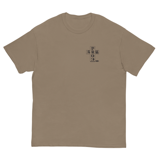 Cross Tee (Beige)