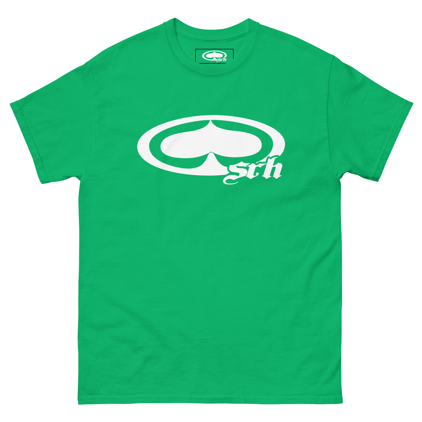 New Spade Tee (White/Green)