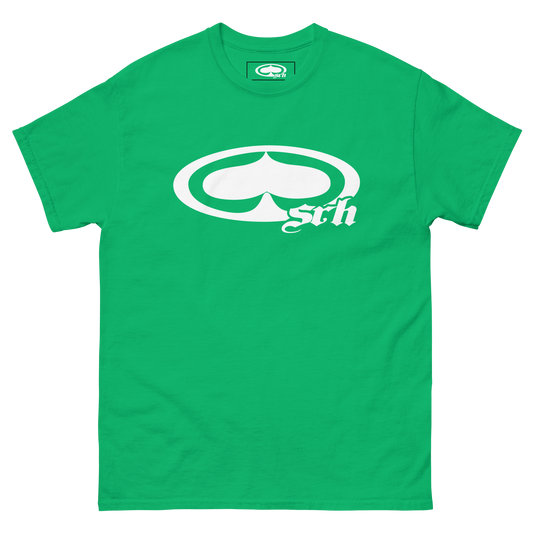 New Spade Tee (White/Green)