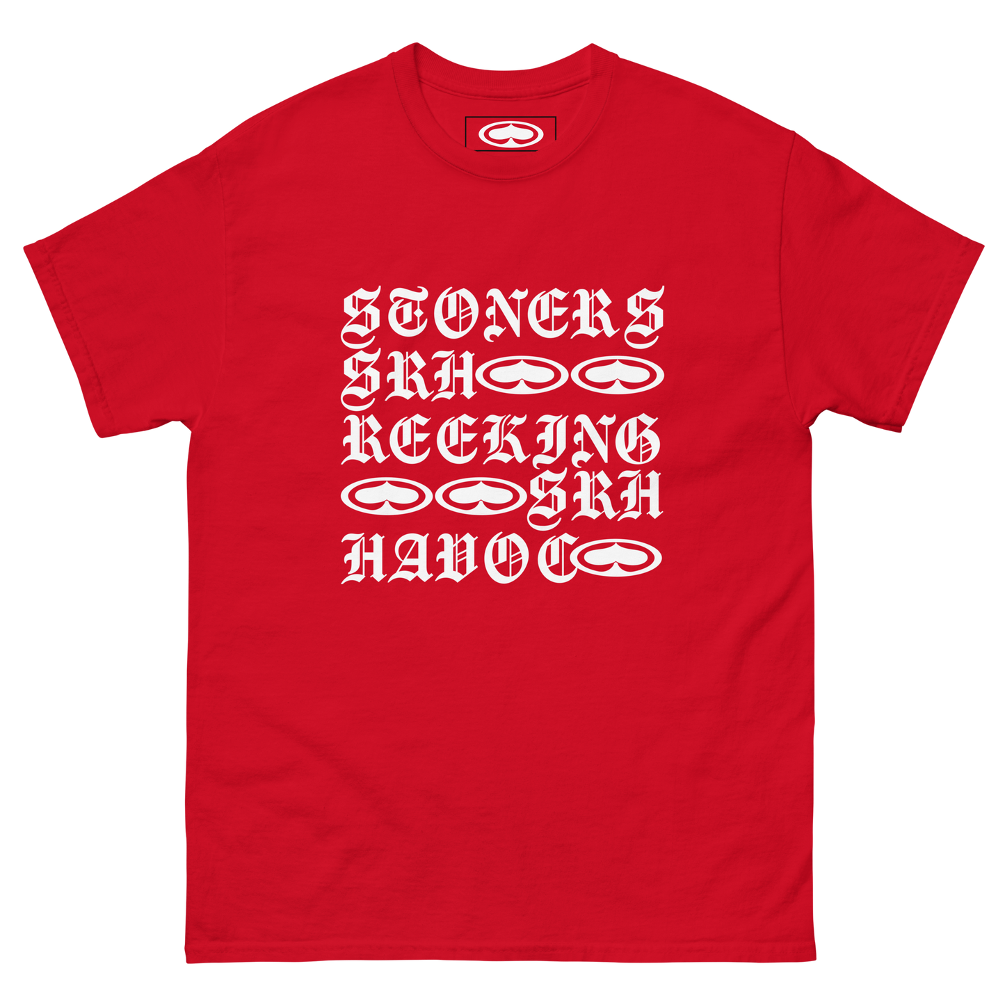 R Habits Tee (White/Red)