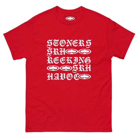 R Habits Tee (White/Red)