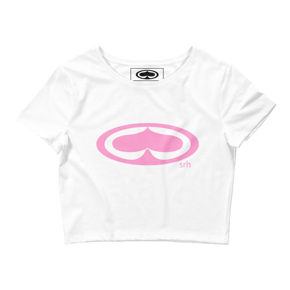 Women's West of Five Crop Tee (Pink)