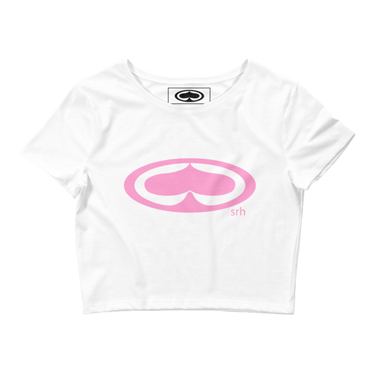 Women's West of Five Crop Tee (Pink)